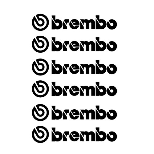 Adesivi brembo kit - adesivi,
